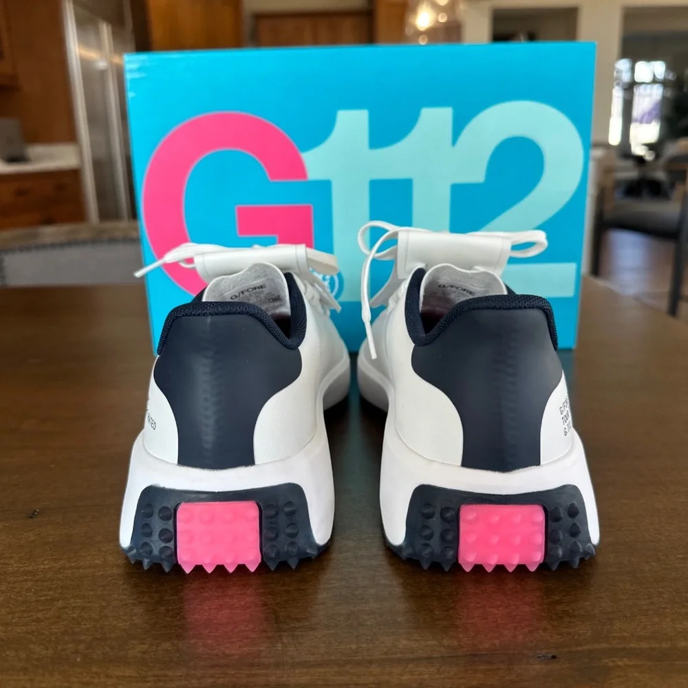 G/Fore Womens Leather Kiltie G.112 Golf Shoes SneakerS Snow/Twilight Sz 9.5 NEW - Picture 4 of 10